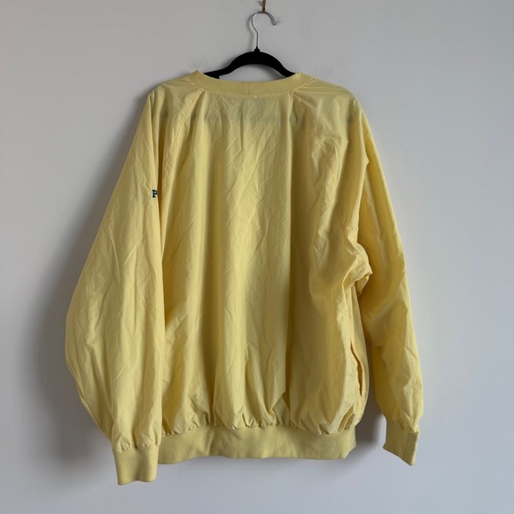 Vintage Polo Ralph Lauren Butter Yellow Nylon Pullover Size Large - Picture 7 of 11